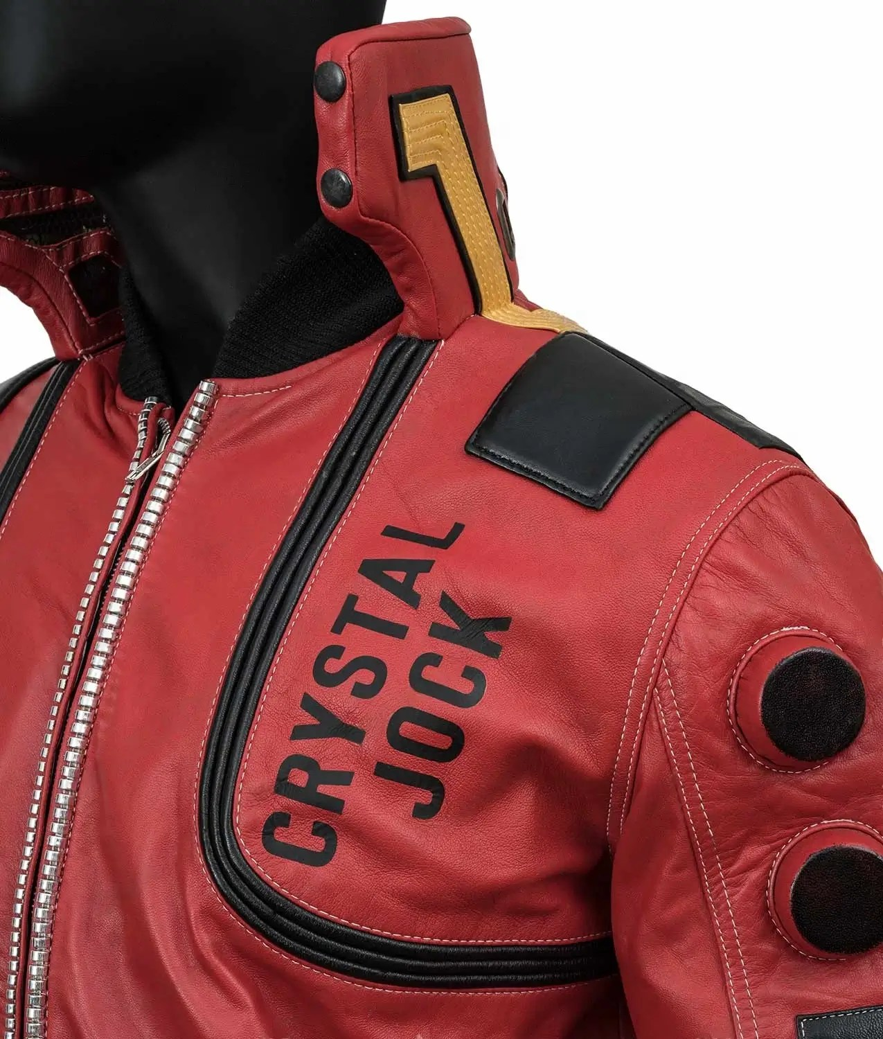 Cyberpunk Akira Samurai Edition Red Bomber Jacket for Men