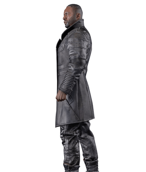 Cyberpunk Phantom Liberty Idris Elba Cosplay Leather Coat for Men