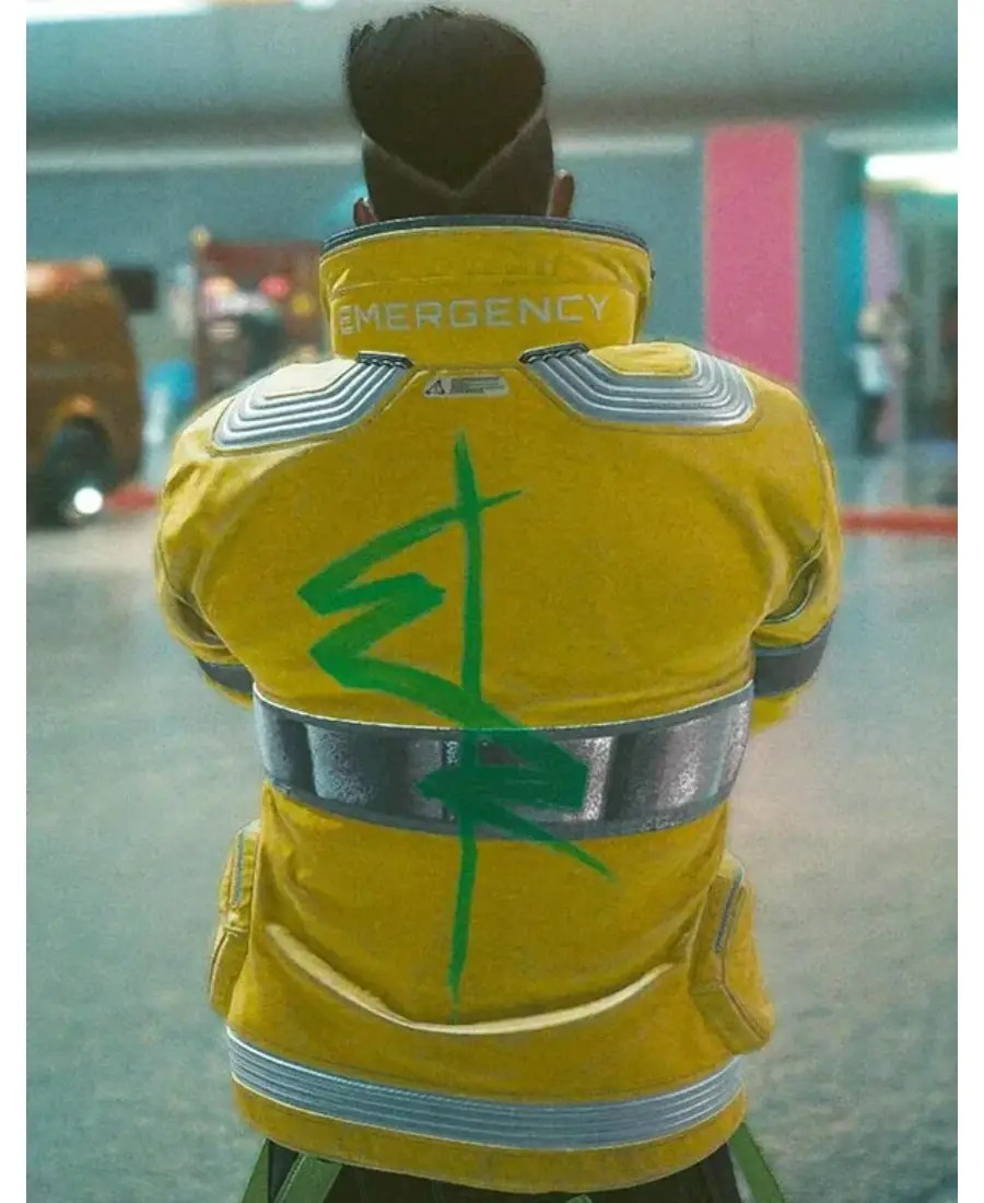 David Martinez Edgerunners Yellow Cosplay Cyberpunk Jacket for Men