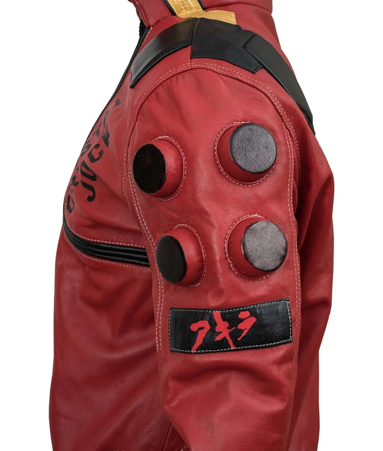 Cyberpunk Akira Samurai Edition Red Bomber Jacket for Men